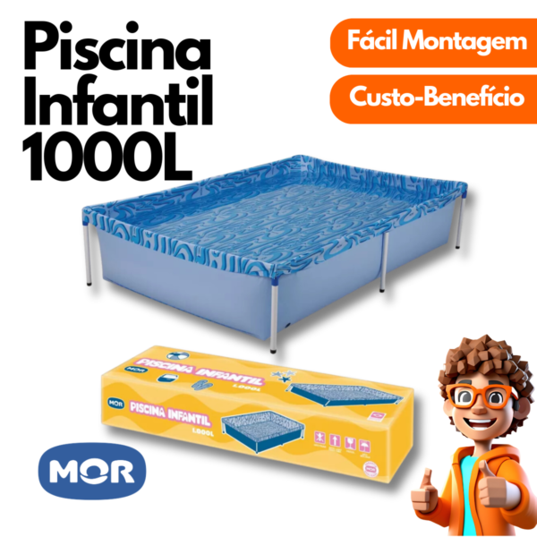 Mor Infantil 001002 piscina azul 1000L 1.89x1.26m