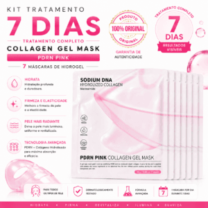 Kit 7 Máscaras Faciais Coreana Hidrogel Bio-Colágeno PDRN – Antirrugas, Firmadora e Hidratante - Essencial Trends