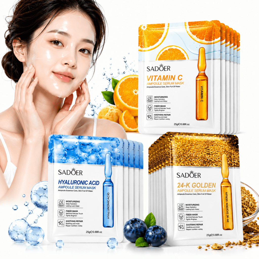 Máscara Facial Coreana - Hidratação Profunda e Clareamento - Essencial Trends
