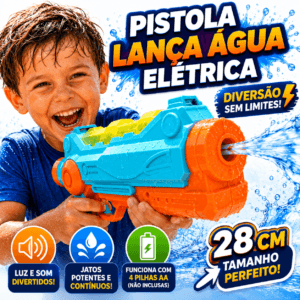 Pistola Lança Água Elétrica - Essencial Trends